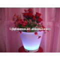 lighted outdoor flower pots/flower pots for livingroom/LED plastic planter